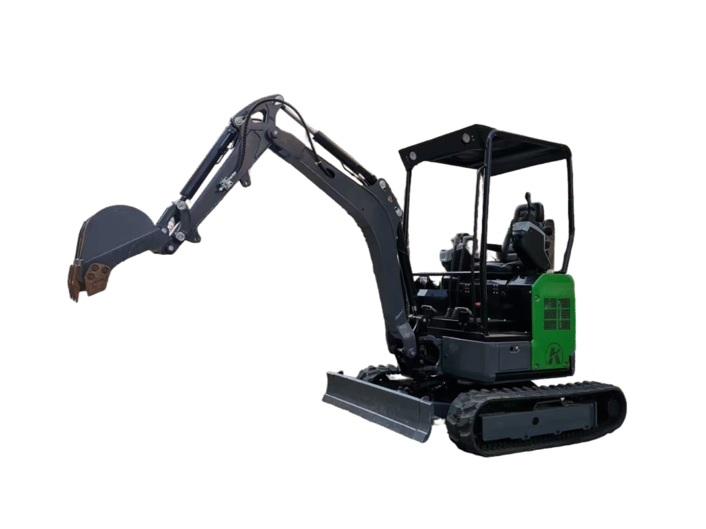 1.5 Ton Mini Excavator with Diesel Engine-3