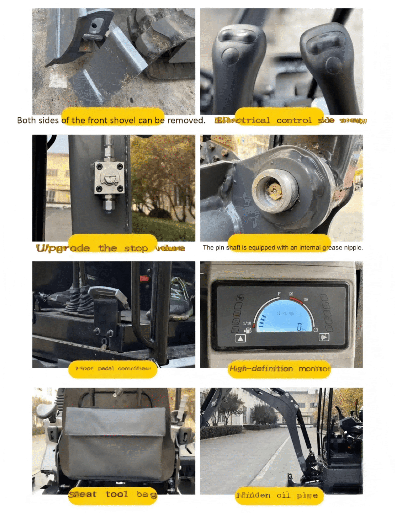 1.5 Ton Mini Excavator with Diesel Engine