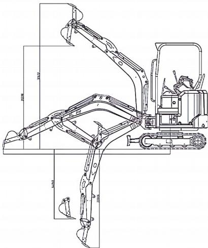 china mini digger excavator (2)