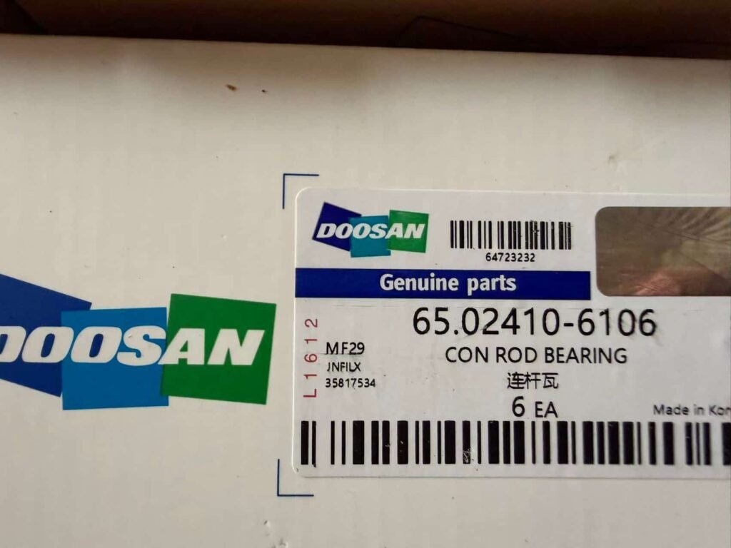 Doosan 65.02410-6107 con rod bearing for DE12 engine (2)